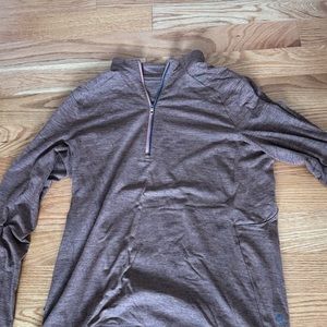Lululemon surge warm 3/4 zip. Mens size M